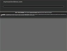 Tablet Screenshot of mymusclevideos.com